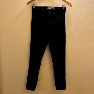 Corduroy Black Pants| stretchy & soft | Inseam length: 25.5 inches| W26